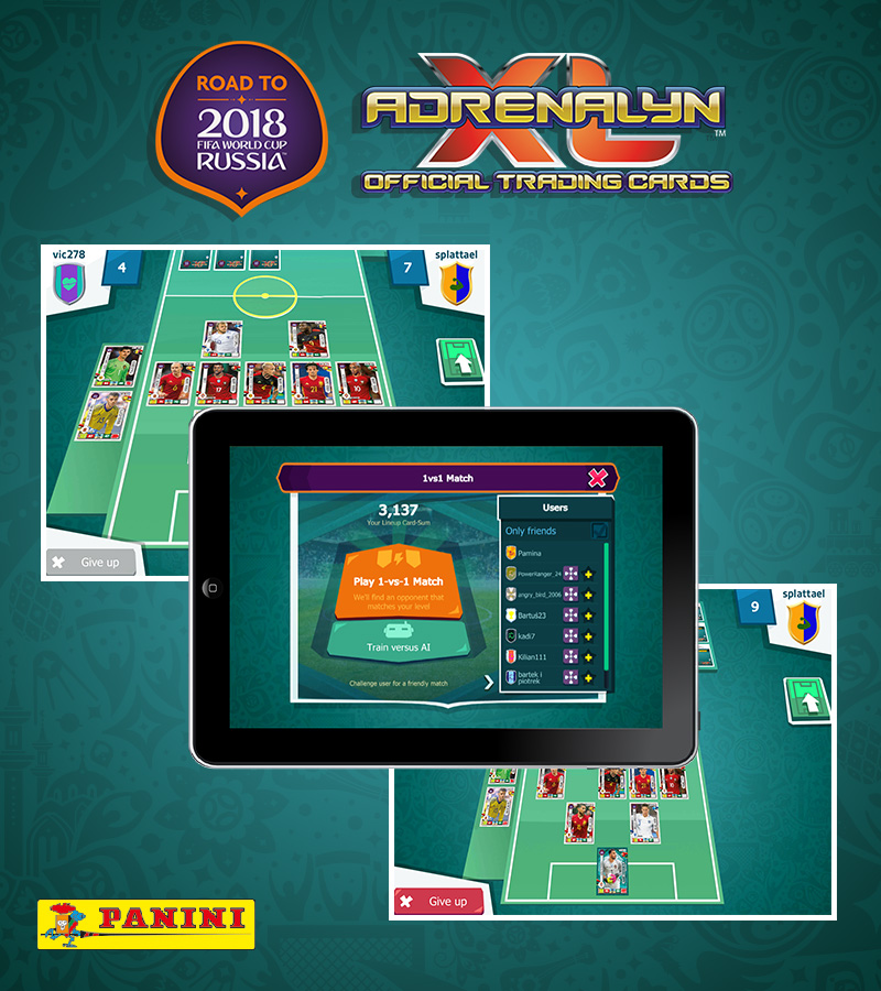 Panini AdrenalynXL Road to FIFA Worldcup 2018® Mobile App Panini AdrenalynXL Road to FIFA Worldcup 2018® Mobile App