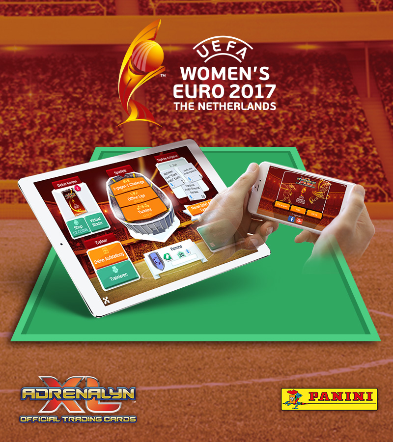 Mobile UEFA Women's EURO Panini Adrenalyn XL™ game Mobile UEFA Women's EURO Panini Adrenalyn XL™ game