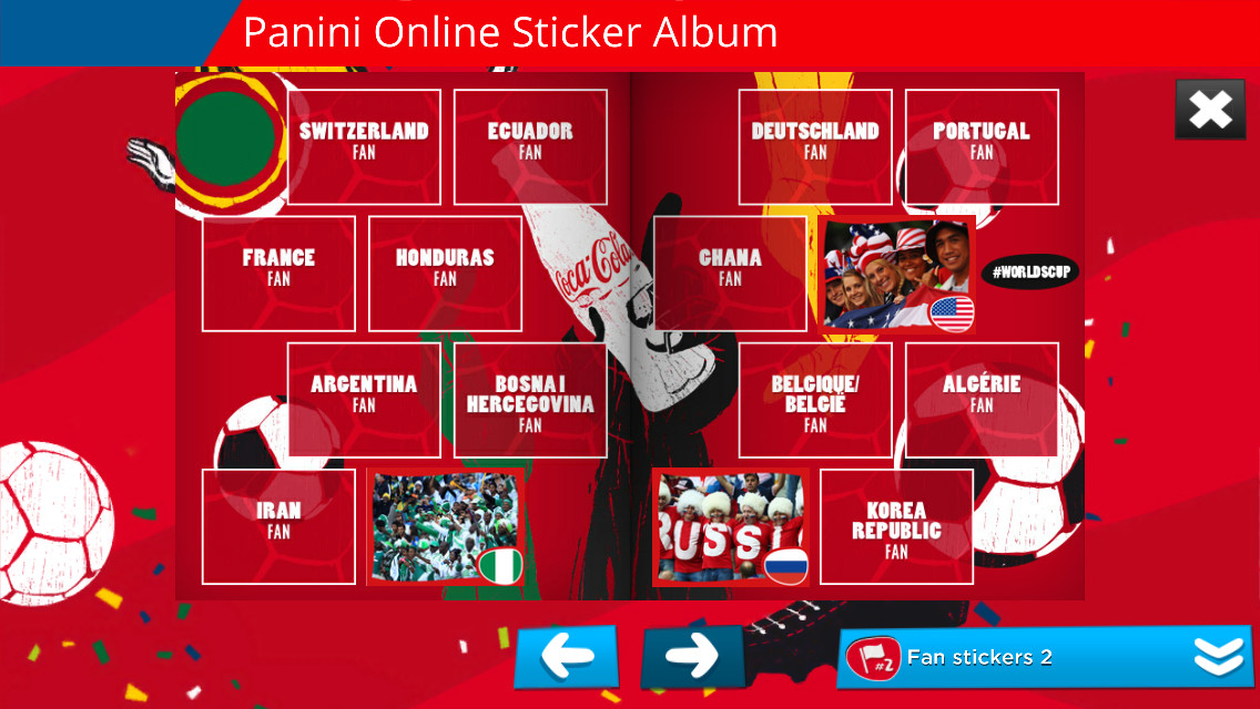 Neopoly Panini Stickeralbum World Cup  Brazil 2014 Mobile  App