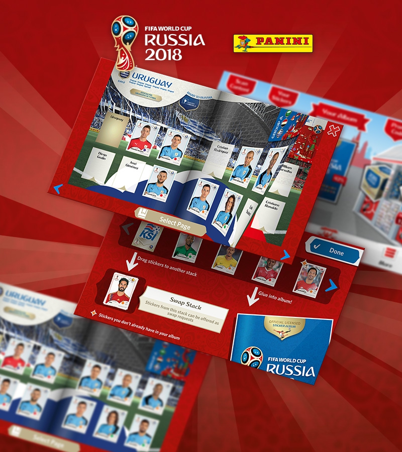Sticker album World Cup Russia Sticker album World Cup Russia