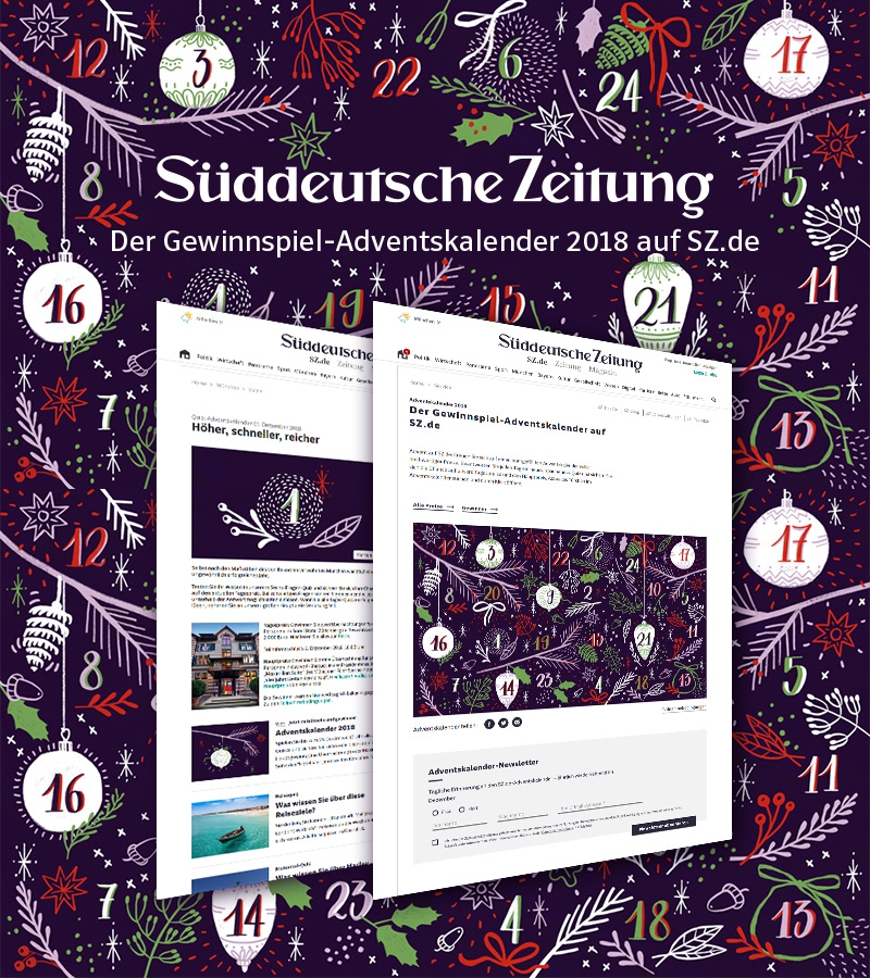 Sueddeutsche.de Advent calendar Sueddeutsche.de Advent calendar